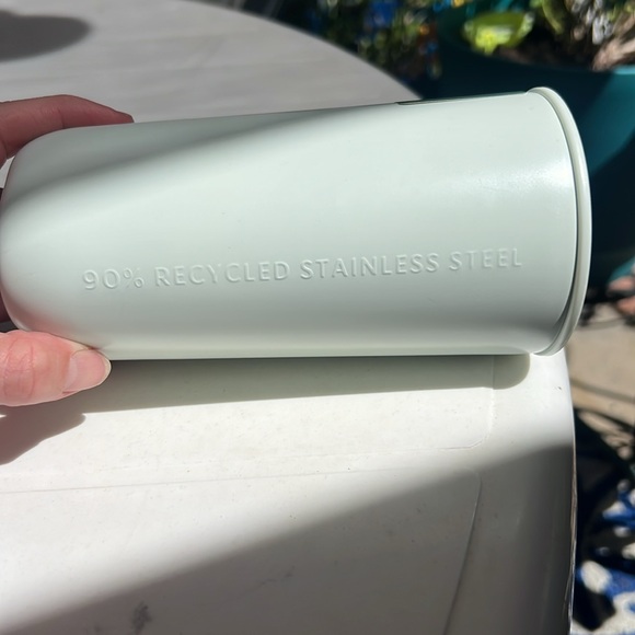 ♻️ Starbucks light green Recycled SS 12oz Tumbler NWT🍀 - Picture 4 of 7